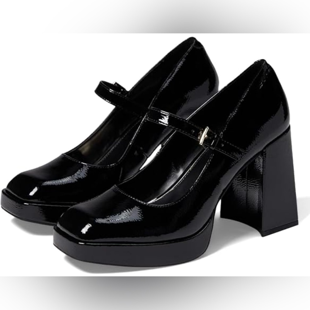 Kenneth Cole/ Brynne Square Toe High Heel Platform Mary Jane Pumps Sz 9